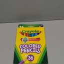Crayola Colored Pencils (36ct), Kids Pencil Set, Back to School Essentials, Must Have Classroom Supplies for Kids, Pre-Sharpened Coloring Book Pencils, 3+ (36 Count (Pack of 1))
