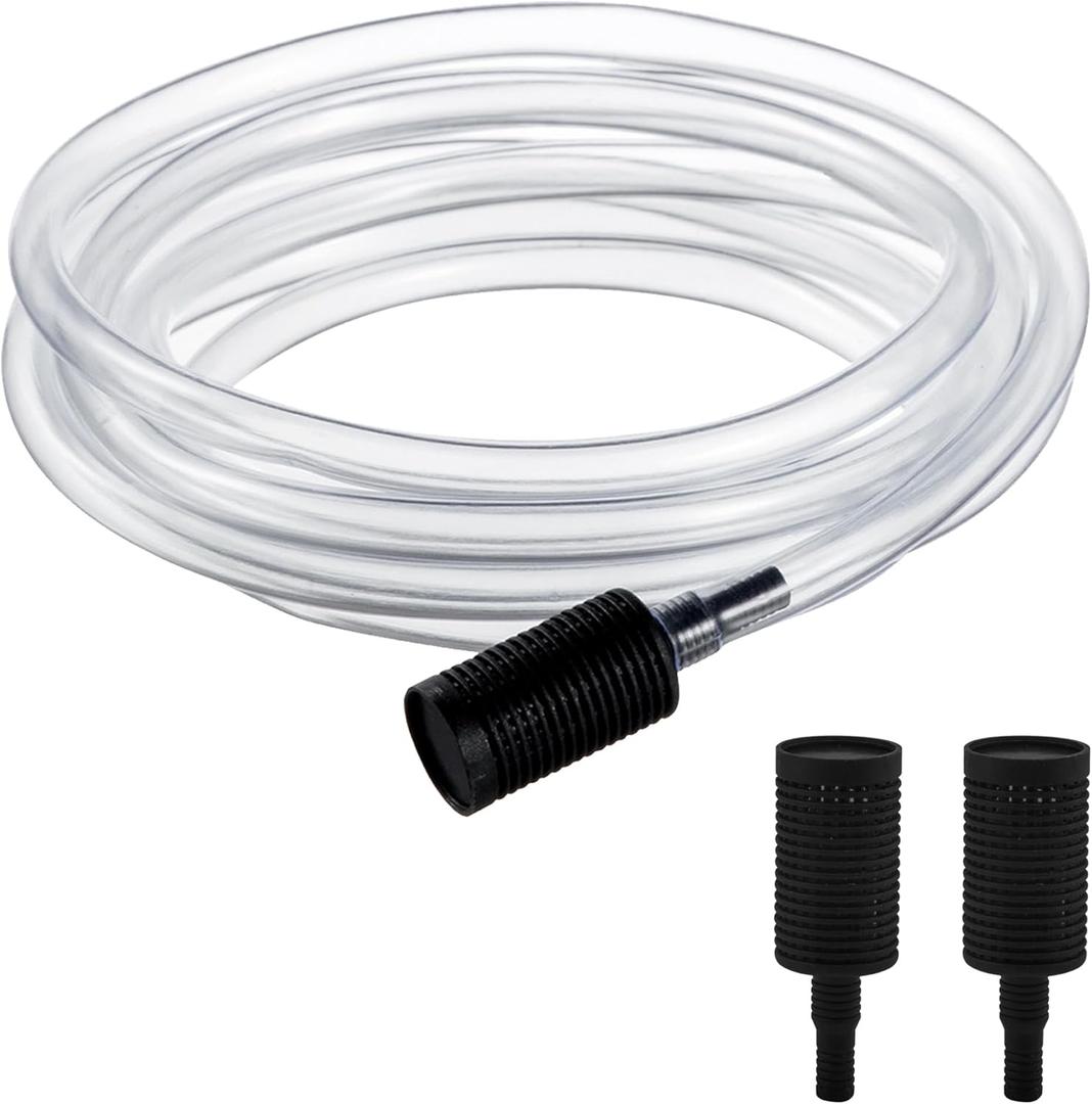 Pressure Washer Siphon Hose for Downstream Injector, Power Washer Soap Dispenser Suction Tubing 10 Feet with 3 Filters