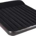 King Size Air Mattress Inflatable Bed,Blow Up Mattress with Pillow,Black