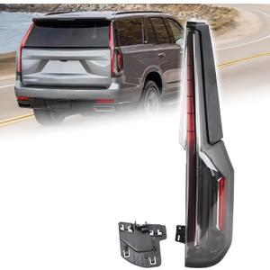 RH Tail light Assembly Fit for 2021-2024 Cadillac Escalade ESV Rear Lamp Right Passenger Side Brake Lamp With Bulbs Full LED W/Module 84989488 87866703