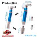 Coaxial Pocket Toner Pocket Continuity Tester,with Coaxial Cable Crimper Kit,and Toner with Light&Buzzer Voltage Toner and Barrel Connector Bundle for Testing Coax Cable, RG6, RG59, CATV Wire Tracer
