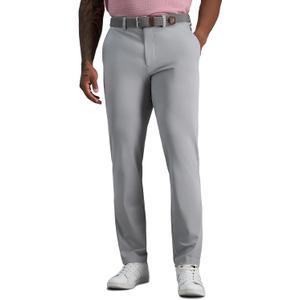 Haggar Mens Sport Travel Performance Athletic Fit Flat Front Stretch Casual Pant, Size 38W x 32L