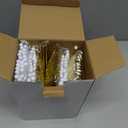 120 Pcs Gold Plastic Silverware,Gold Plastic Utensils with White Beads Handle,Fancy Disposable Cutlery Set Include 40 Forks 40 Knives 40 Spoons for Party & Wedding
