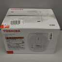 Toshiba Mini Rice Cooker, 3 Cups Uncooked Small Rice Cooker, Steamer & Warmer, With Fuzzy Logic And One-Touch Cooking, 24 Hour Delay Timer And Auto Keep Warm Feature, White