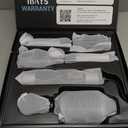 Hair Dryer Brush 6 in 1 Hair Styler, 110,000 RPM High-Speed Negative Ionic Hair Dryer, Auto Curl Frizz-Free Blow Dryer Brush for Curling Volumizing Straightening Styling (Black)