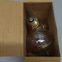 A19 Vintage LED Edison Light Bulbs, 2-Pack Dimmable 2W 2700K Amber Warm Light, E26 Base, 2W Equal 25W Incandescent Bulbs, Decorative Antique A19 Bulb, 250LM