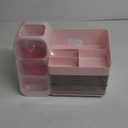 Makeup Organizer with Drawers for Vanity, Make Up Storage Kit, Spacious Cosmetic Display Case, Perfect Storage Solution for Beauty Essentials (Pink)