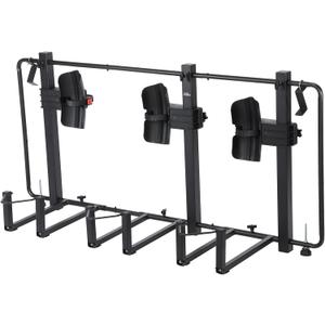JOYTUTUS Truck Bed Bike Rack for Full Size Pickup, Truck Bed Bicycle Rack, Heavy Truck Bed Bike Mount Carrier, Anti-Wobble BedRack SportsRack, No Remove Tire