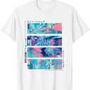 Moshi Taishi Retro Lofi Tokyo Japanese Streetwear Aesthetic Graphic T-Shirt S