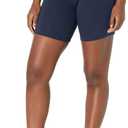 Jockey Women's Cotton Stretch 7" Bike Shorts (X-Large, Dark Navy)