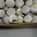 HyDren 24 Pcs Beige Velvet Christmas Ornaments Balls Bulk Flocked Christmas Tree Ornaments 3.15, 2.76, 2.36 Inch Shatterproof Hanging Xmas Tree Balls Decor for Xmas Decorations