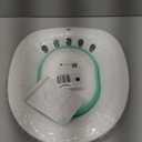 RUGUO Sitz Bath for Toilet Seat - Yoni Steam Seat - Sitz Bath for Hemorrhoids and Postpartum Care - Portable Bidet BPA Free - Foldable Basin for Epsom Salt Soak - Green