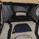 PetAmi Airline Approved Pet Carrier for Cat, Soft Sided Dog Carrier for Small Dog, Cat Travel Supplies Accessories for Indoor Cat, Ventilated Pet Carrying Bag Medium Kitten Puppy, Large Heather Taupe (Large - 19.5"L x 10.2"W x 12"H)