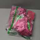 80s Tracksuit Men 80s Costumes for Women/Men 90s Hip Hop Costumes Shell Suit for Party Halloween Dress (Large, Pink)