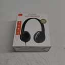 GPX IAH57B Wired Headphones Padded 3-d Accs Swivel Earcups/adjustable Headband