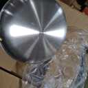 Titanium Pans with Lid | 12'' Pure Tagine Titanium Skillet | Hammered Chef-Grade Design for Cooking | PFAS/PFOA/PTFE-Free | Induction & Oven-Safe