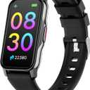 Fitness Tracker with Heart Rate, Blood Oxygen Blood Pressure, Sleep Tracking, IP 68 Waterproof Activity Tracker, Step Tracker for Android iPhone Women Men, Black