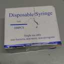 100 Pack 1ml Syringes with Needle - 25G 1 inch Disposable 1cc Syringe for Scientific Lab Use, Sterile Individually Wrapped