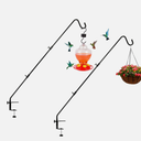 DAEHUI Deck Bird Feeder Hanger 2 Packs-3In Clamp Hook, 3 In Hook