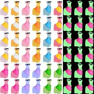 Poen 50 Pcs Resin Miniature Alpaca Figurines Glow in Dark Luminous Mini Animals Alpaca Llama for Garden Landscape Aquarium Dollhouse Decor (Elegant Style)