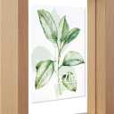 CORE ART 5x7 Floating Picture Frame,Double Plexglass Floating Frame for 4x6,3.5x5 Pictures,Wall or Tabletop Display,Nature Wood