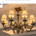 Primst PU Decorative Ceiling Medallion for Light Fixtures and Ceiling Fans, Molded Plastic, Gold and White Finish, (B-15.6"OD x 4.3"ID)