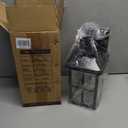 Motion Sensor Outdoor Lights Dusk to Dawn Porch Light Black Exterior Lighting Fixtures Modern Outside Wall Mount Coach Lamp for House Garage Patio Front Door