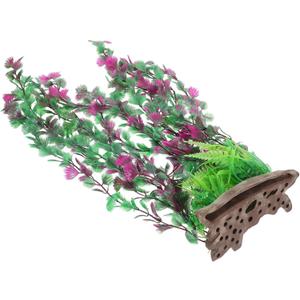 balacoo Aquarium Plant Decor Lifelike Artificial Plastic Grass for Fish Tank Lightweight and Non-Toxic Water Aquarium Decoration for Aquatic Environments and Aquascaping (Multicolor)