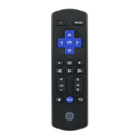 GE Roku TV Replacement Remote, Black