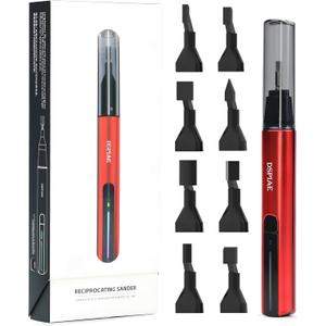 Electric Reciprocating Sander  Precision Multi-Speed Sanding Tool with Fine Sandpaper for Crafts, Miniatures, Jewelry, Woodworking, Resin Kits, Model Automotive Detailing, DIY & Hobbyists