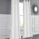 Room Darkening Curtains for Bedroom & Living Room, 2 Panel Set, 38" x 84" (76" Wide Total), Light Control & Privacy, Semi-Darkened, Machine Washable, Steel Grommets, Room Darkening Drapes