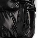 The Children's Place,Girls,Water and Wind Resistant Hooded Zip Front Bomber Puffer Jacket, (Black, XS)