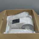 Under Desk Elliptical Exercise Machine, Elliptical Leg Exerciser as Seen on TV, 12 Speeds Leg Exerciser While Sitting for Seniors, Portable Electric Seated Foot Pedal Exerciser for Home Office (White)