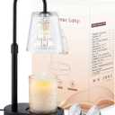 Candle Warmer Lamp with Timer Dimmable - Birthday Gifts for Women Mom House Warming New Home Decor Wax Melt Warmer for Jar Candles (Black)