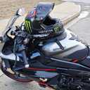 Cretassion Green Reflective Waterproof Stickers Cool for Motorcycle, Motorcycle Helmet, Skateboard, Car and Dirt Bike Motorcycle Decal