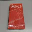 Switch 2 Accessories Bundle for 2025 Nintendo Switch 2 Starter Kit, 16-in-1 Kits-Carrying Case, Joycon Charging Station, Steering Wheels & Grips, Ergonomic Grip, Game Card, Clear Case & Screen Protector