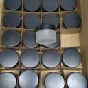 Glass Jars with Lids,Eco-Friendly Cosmetic Containers with Airtight Black Lids & Liners, Multi-Color Options for Cream, Lotion, Body Butter, DIY Skincare Travel Jars (Clear Frosted, 1oz)