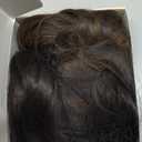 Long Mix Brown Wig for Women 26 Inch Middle Part Wavy Women Charming Hair Realistic Natural Looking Synthetic Heat Resistant Fiber Wig for Daily Party Use