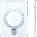 TORRAS for iPhone Air Case, Slim Magnetic Stand, OpenEdge Thin Frame Fit, Hard PC, Fit for MagSafe, AntiYellowing Phone Case for iPhone 17 Air, Daily Protection, Clear