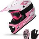 TCMT Youth Kids Dirt Bike Helmet DOT Approved Full Face Motocross Gear