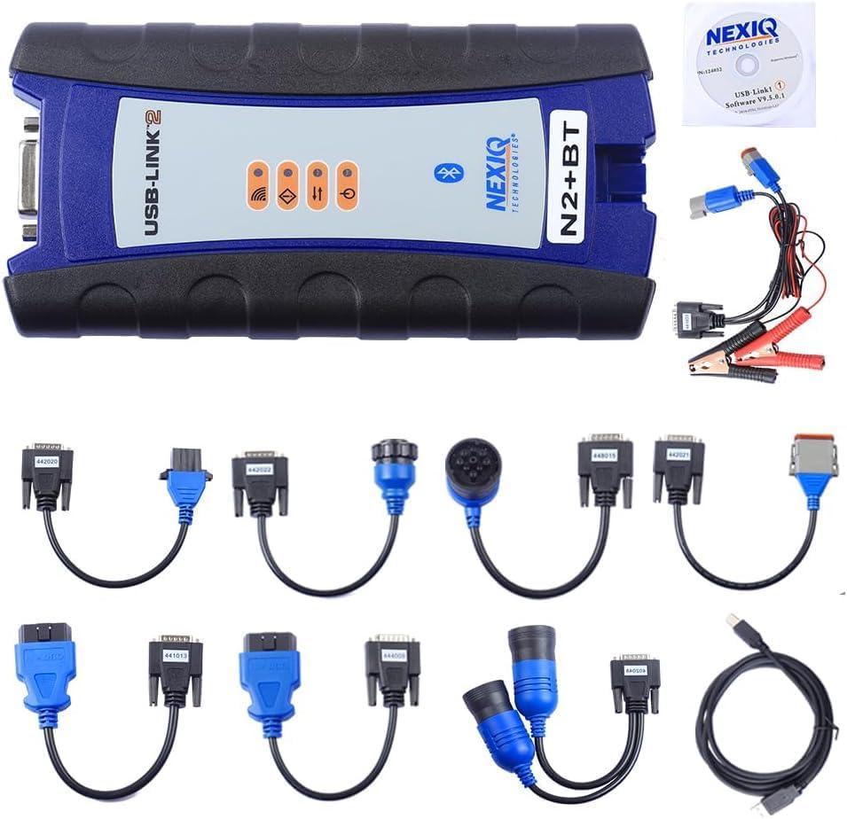 Diesel Universal Truck 124032 NEXIQ-2 USB Link + Software Diesel Truck Interface NEXIQ Technologies USB Link 2 Scanner Heavy Duty Diagnostic Tool Nexiq USB Link 2