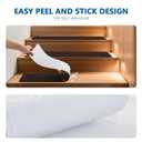 Stair Treads for Wooden Steps Indoor, 15 Pack 8" X 30" Non Slip Carpet Stair Treads with Reusable Adhesive for Kids Elders and Dogs, Surface Polyester TPR Backing Stair Rugs