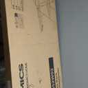 SONGMICS Clothes Drying Rack, with Sock Clips, Metal Laundry Rack, Foldable, Space-Saving, Free-Standing Airer, with 2 Height-Adjustable Gullwings, Indoor Outdoor Use, White and Gray ULLR052W02