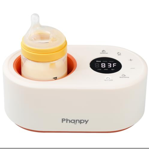 Phanpy Water-Free Bottle Warmer, 12-in-1 Multifuntion Fast Baby Bottle Warmer for Breastmilk, Bottle Warmer for Travel, Milk Warmer for Baby with Adjustable Temp Memory Function Phanpy Water-Free Bottle Warmer, 12-in-1 Multifuntion Fast Baby Bottle Warmer for Breastmilk, Bottle Warmer for Travel, Milk Warmer for Baby with Adjustable Temp Memory Function