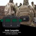 Tactical Admin Pouch Molle Vest Pouch, Premium Quality Nylon 1000d Materials, Multi-Purpose EDC Pouch Organizer (Black)