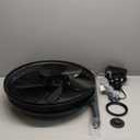 Lasko Pedestal Fan, Oscillating Fan for Bedroom with Adjustable Height and 3 Cooling Speeds, Portable, 18", Black