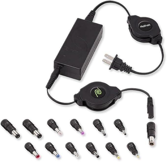 ReTrak Premier Series Retractable Universal Laptop Charger 67 Watts - NEW OPENED