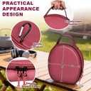 ANKHOH Universal Headphone Case for JBL Tune 770NC/720BT/760NC/510BT, for JBL Live 660NC/770NC, for Sony WH-CH520/720N, for Beats Studio Pro, Hard Case with Storage (Box Only) (Brown)
