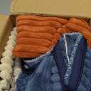 MIULEE Boho Farmhouse Throw Pillow Covers 18x18 Inch Set of 4 Summer Mordern Neutral Cushion Covers Soft Corduroy Nordic Home Decor for Couch Bed Sofa Living Room Blue-Yellow