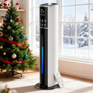 9L/2.5Gal Humidifier, Top Fill Quiet Cool Mist Humidifiers for Bedroom, Covers 550ft,100H Runtime, 3 Mist Modes Humidifier Large Room, Home, Office, Plants with essential oil diffuser